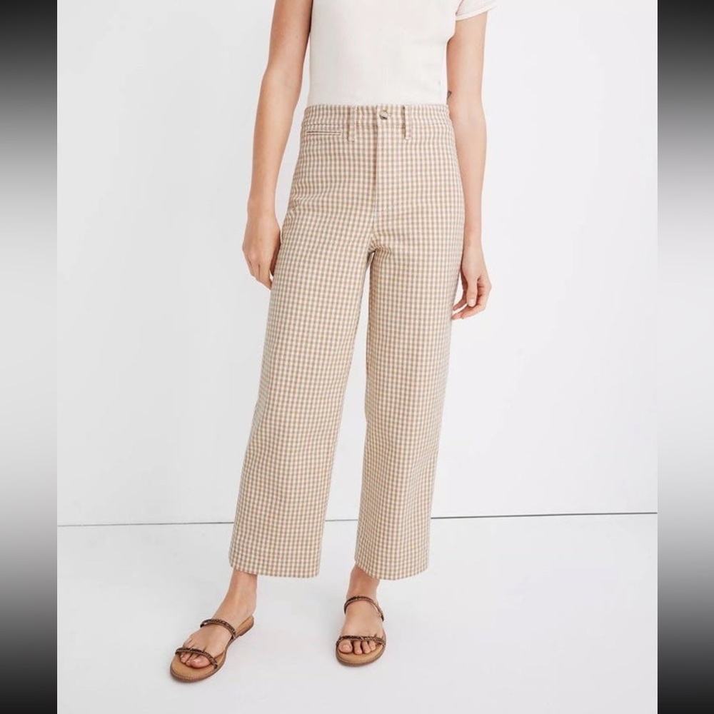 Madewell gingham pants